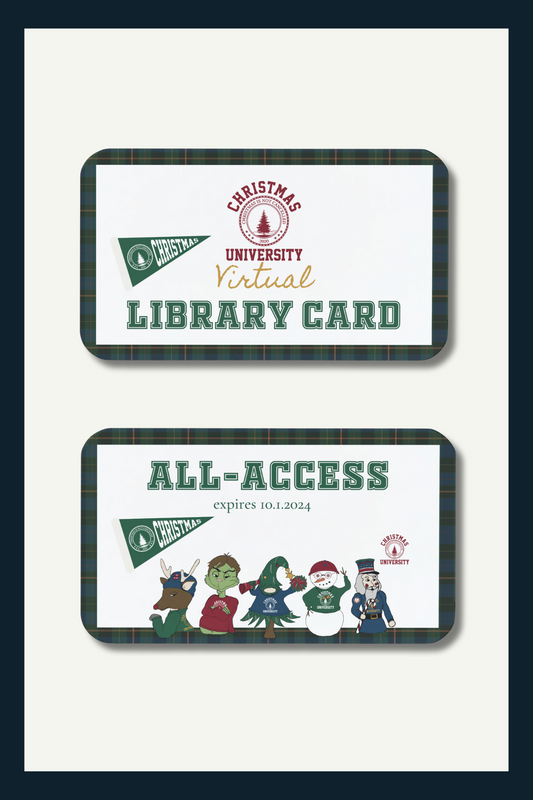 Library Card -Christmas University 2023