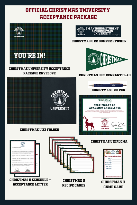 Acceptance Package -Christmas University 2023